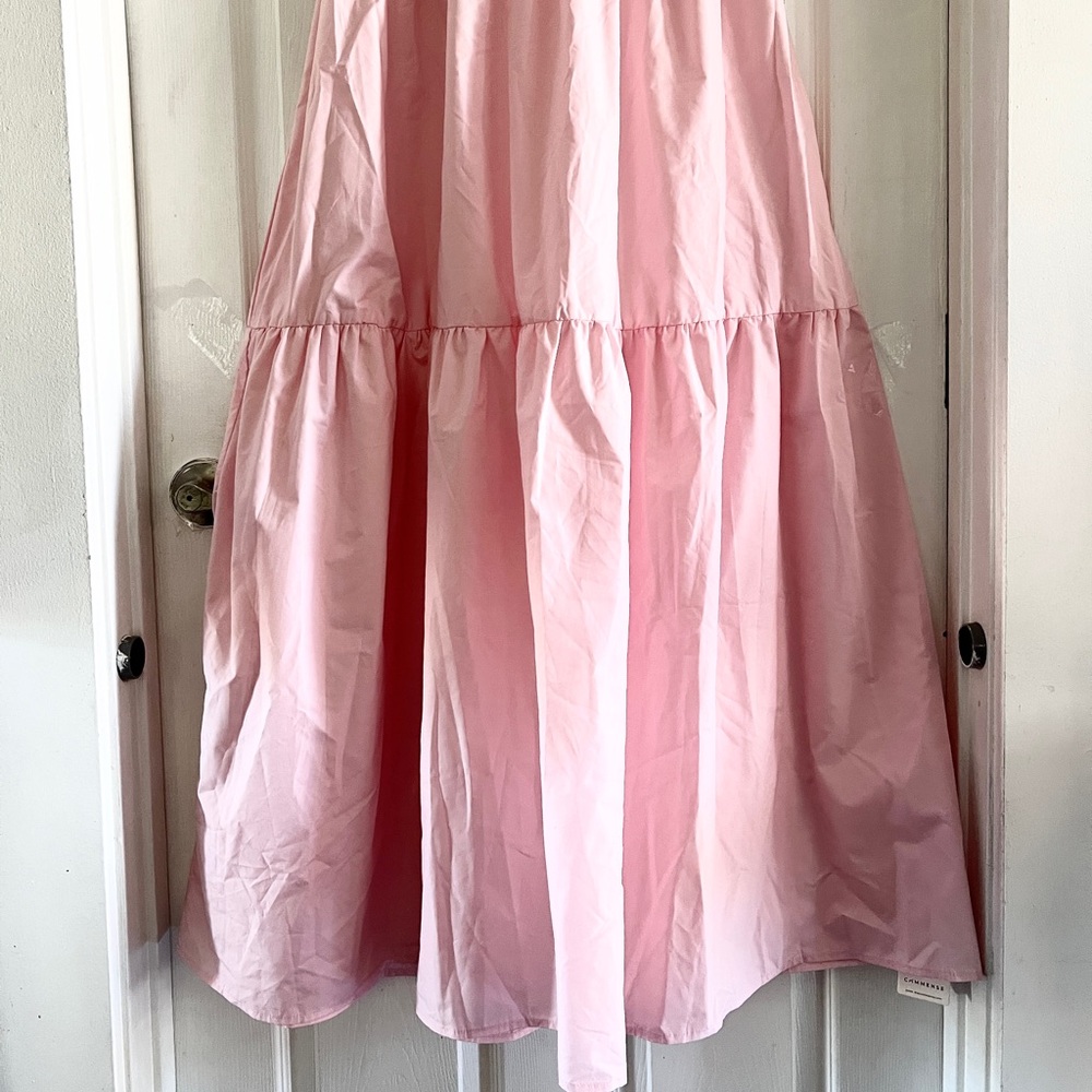 Commense Solid Backless Long Dress - Picture 10 of 15